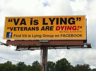 VA is lying