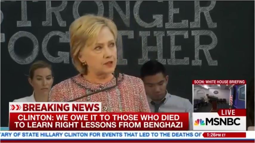 Indignant Hillary Dismisses Benghazi Report Its Time To Move On 