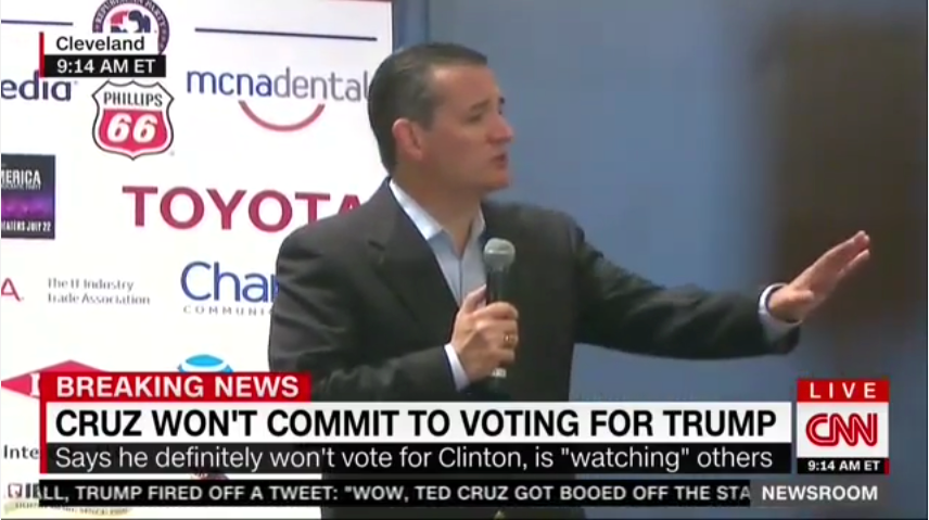 Texas Delegates Confront Cruz The Party Has Spoken