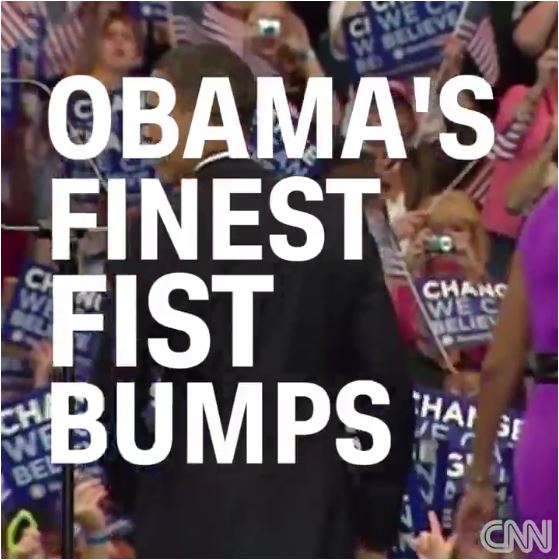 CNN creates montage of Obamas finest fist bumps pic photo